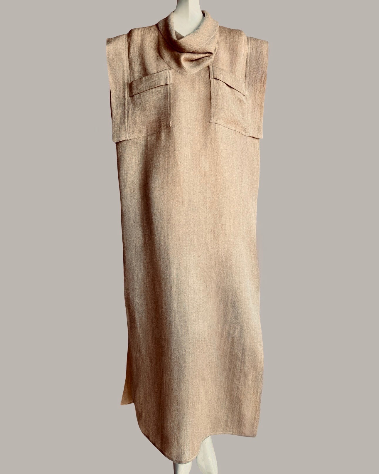 Skywalker Dress Sand Pebble Linen {Made to Order} limited edition