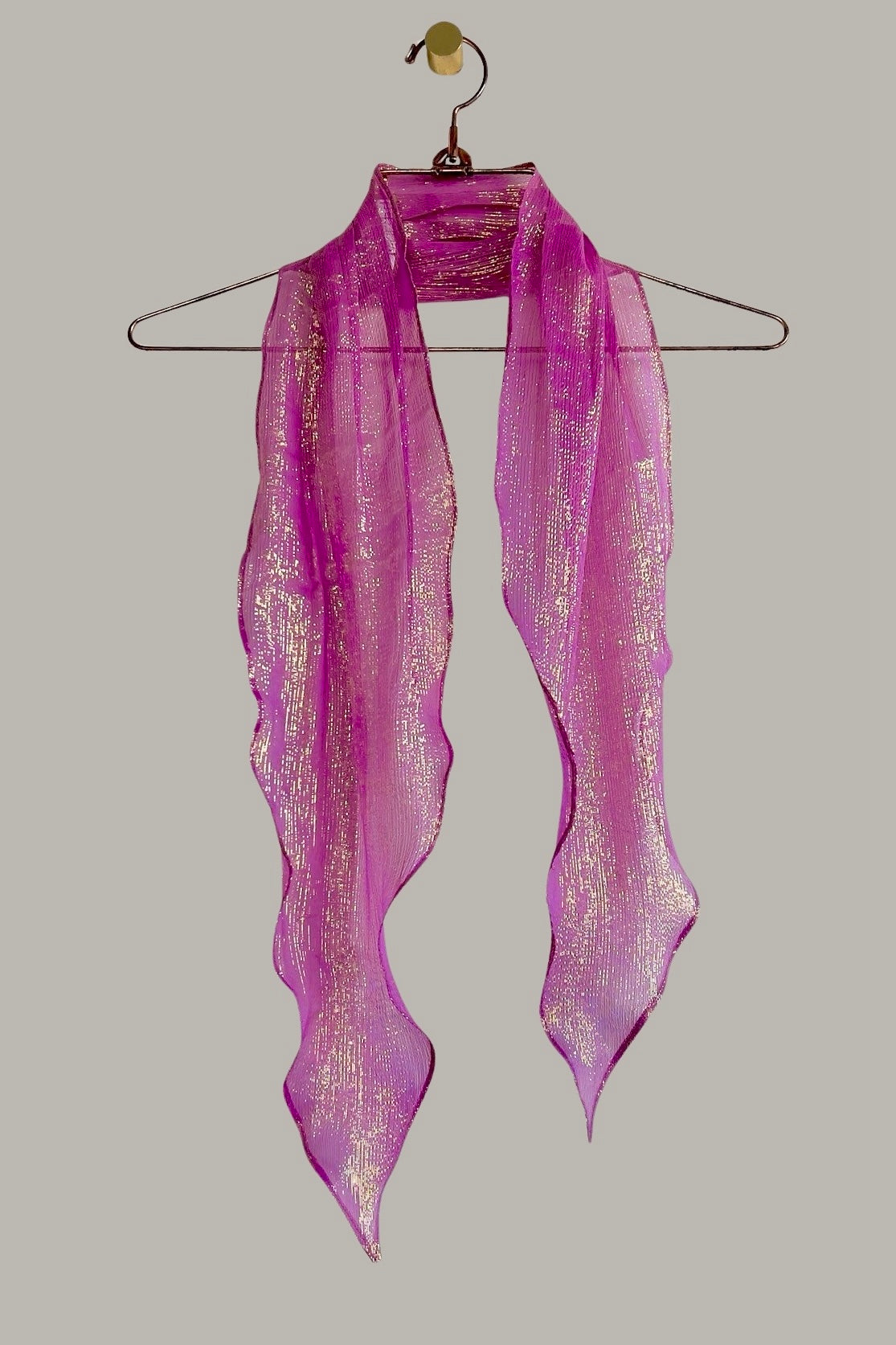 Unisex Infinite Bandeau Ascot Sash in Orchid/Gold