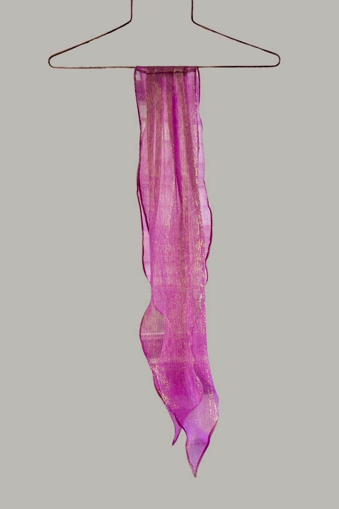 Unisex Infinite Bandeau Ascot Sash in Orchid/Gold
