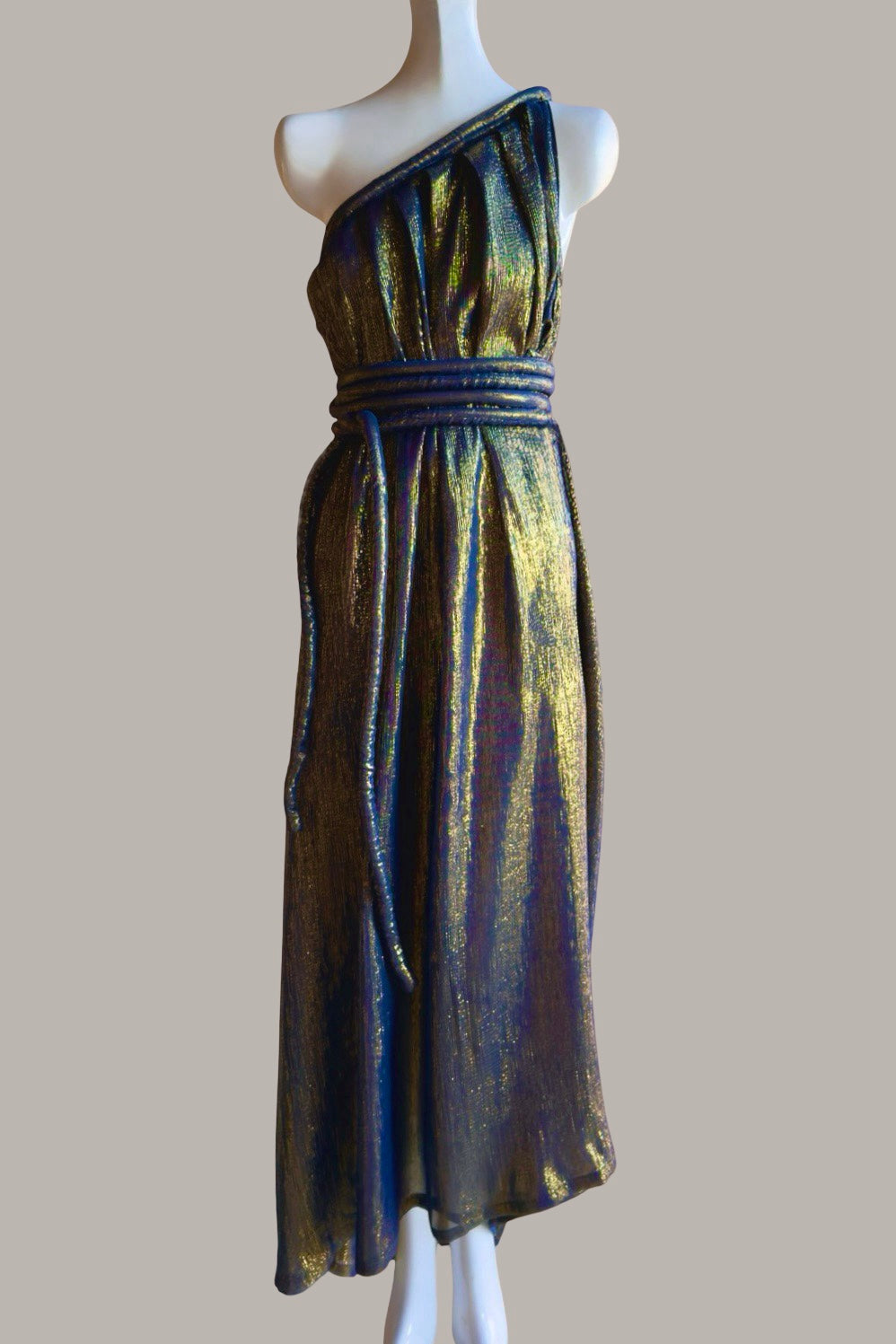 Infinite Rope Dress Midnight Gold Silk Lame {Made to Order} Infinite Rope Dress Midnight Gold Silk Lame {Made to Order}