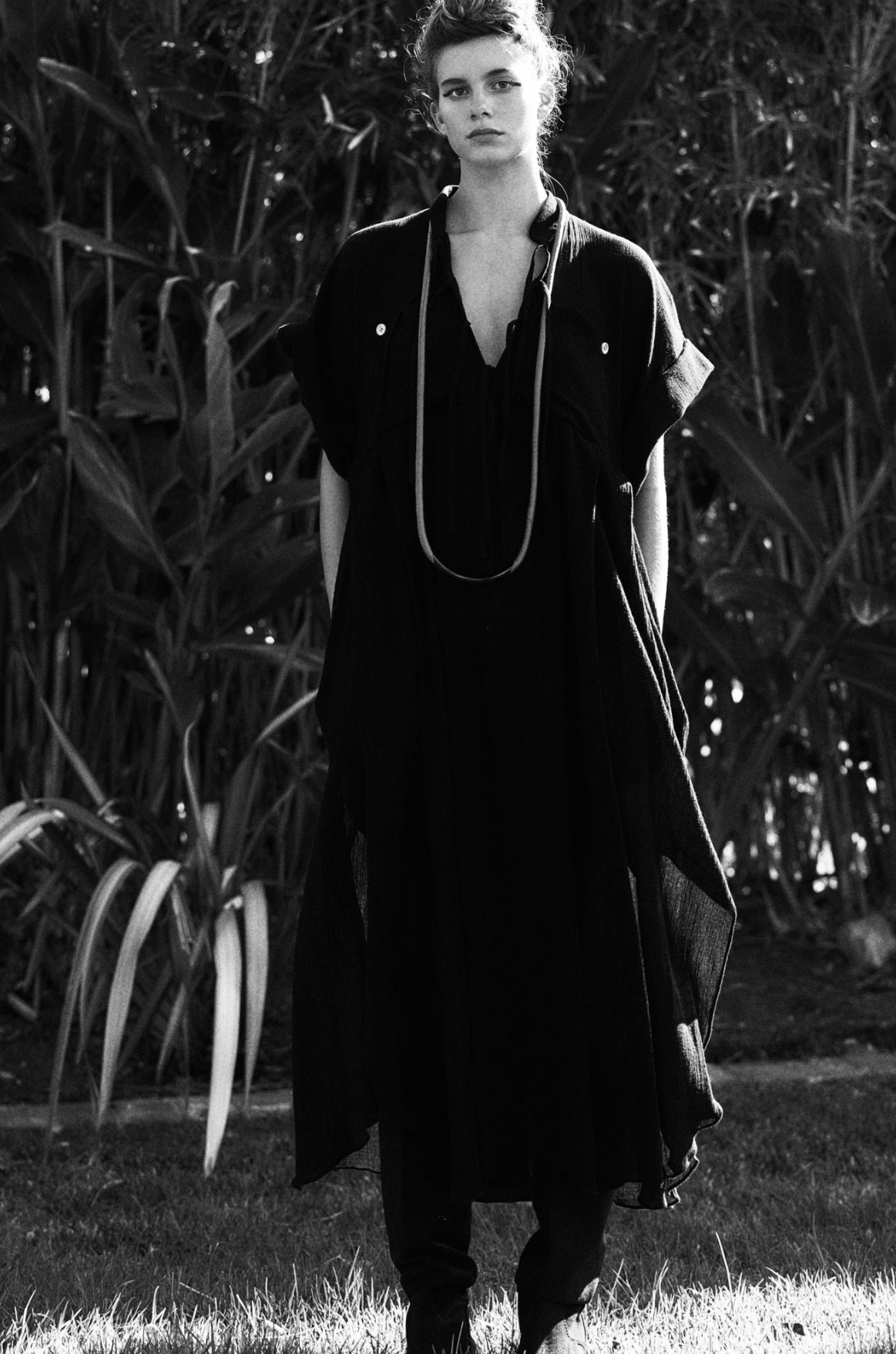 Dynasty Kaftan Gold Silk Lamé {Made to Order}