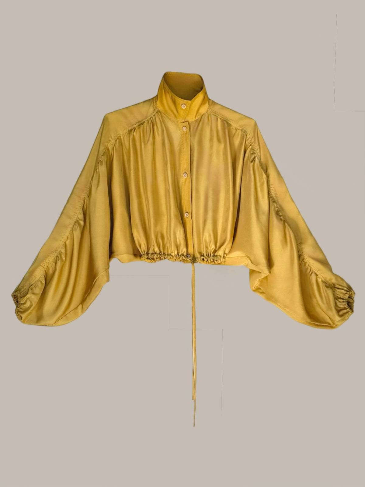 Rimbaud Blouse Silk Marigold {Made to Order}