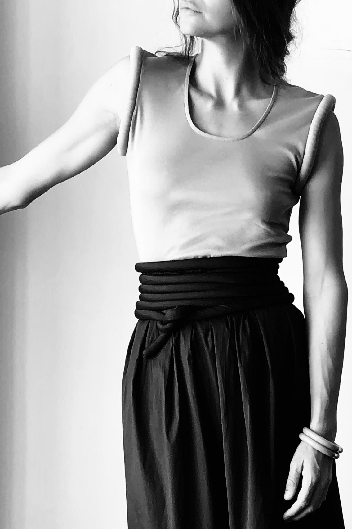 Infinite Rope Dress Electric Blue Parachute Silk {Made to Order}