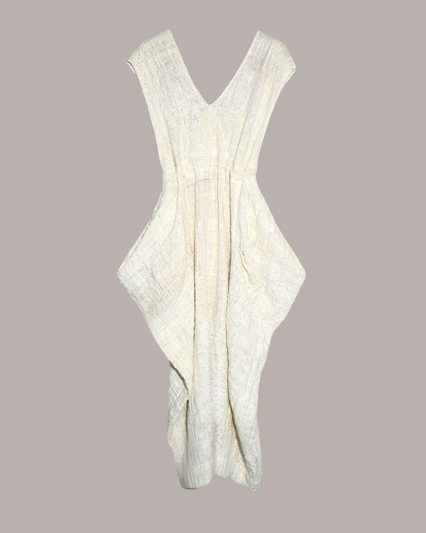 Origami Propeller Dress Textured Hand Spun Cotton {Made to Order}