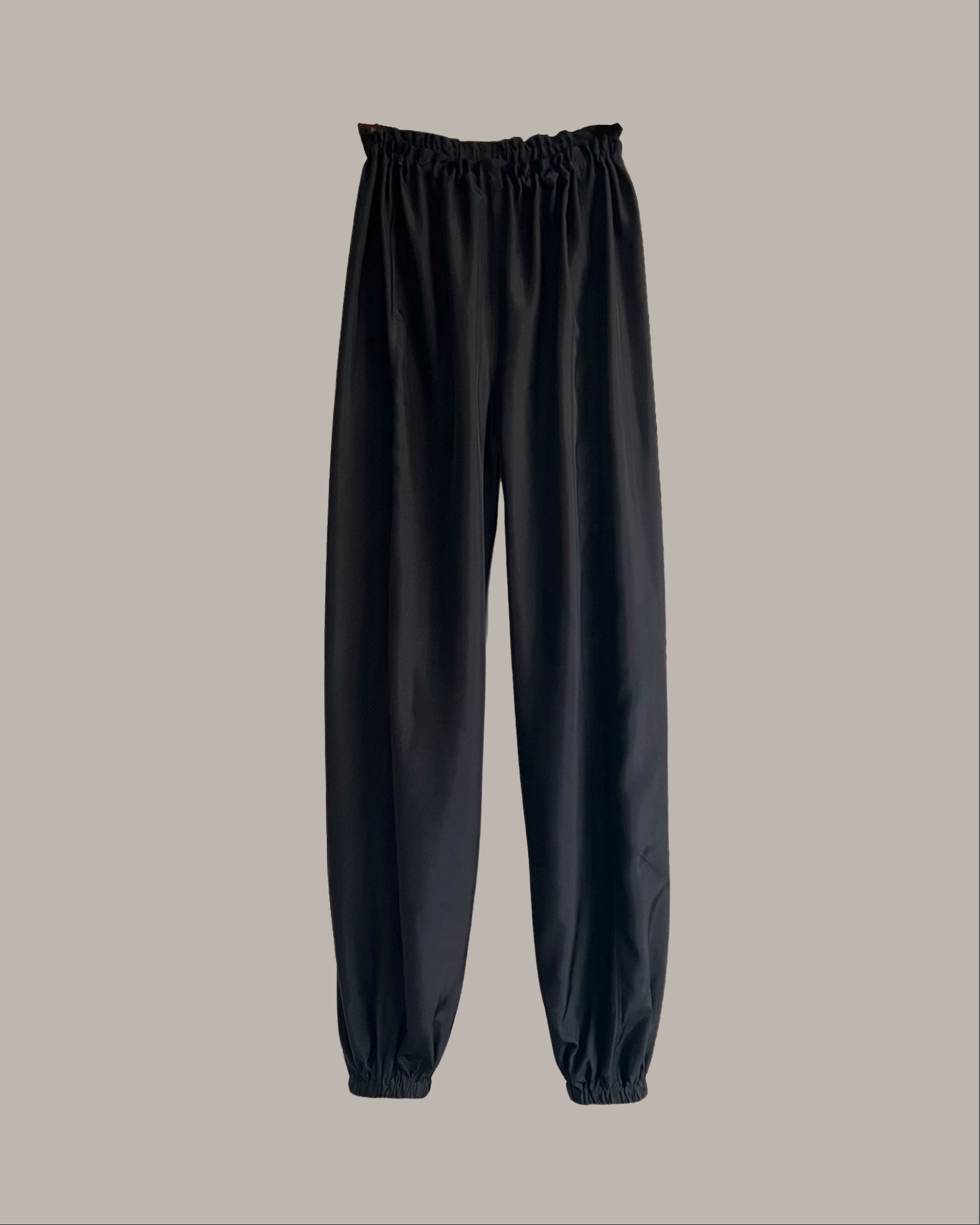 【Jent Louis】Parachute Tuck Pants black S Genie Pant Black Parachute Silk {Made to Order} – electric feathers