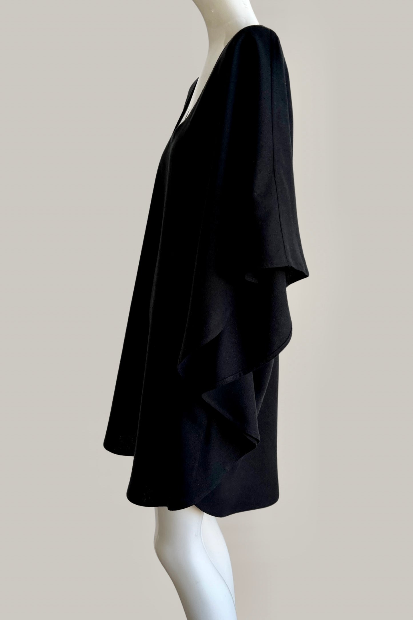 Half Moon Pullover Dress Black Kohl {Made to Order}
