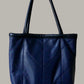Enano Chevron Tote Bag Indigo Blue {Made to Order}