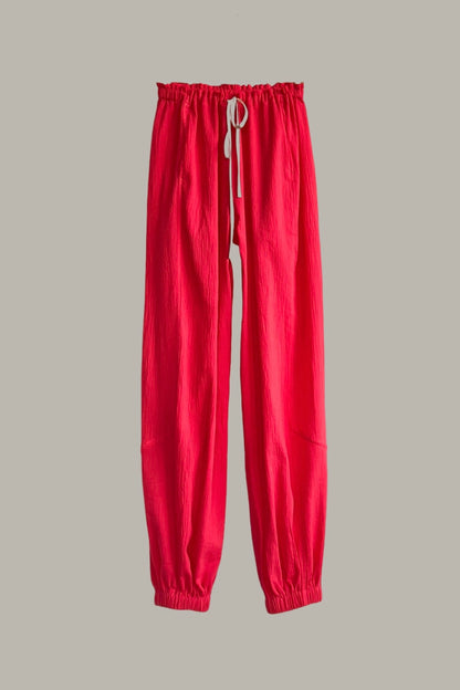 Genie Pant Rouge Cotton Gauze