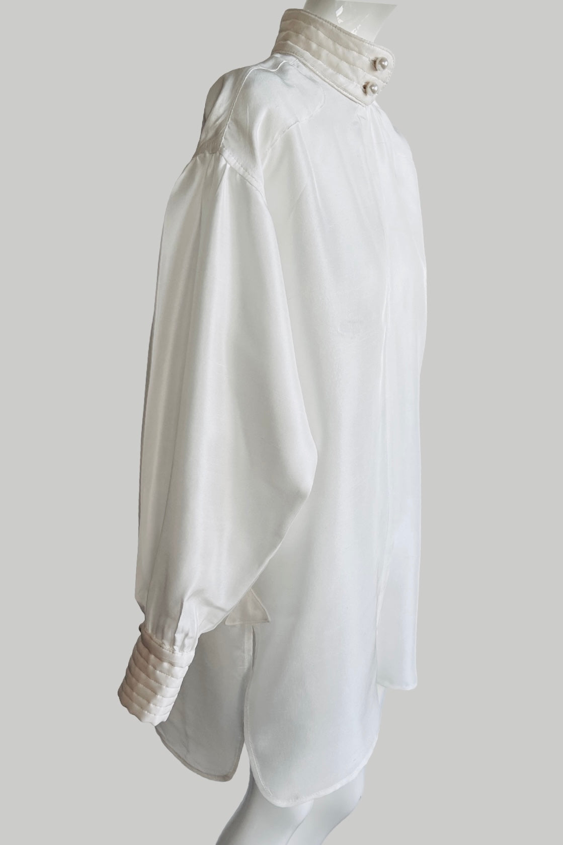 Paisano Blouse Pearl Silk Shantung {Made to Order}