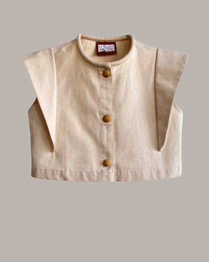 Hapi Vest Natural Canvas {Made to Order}