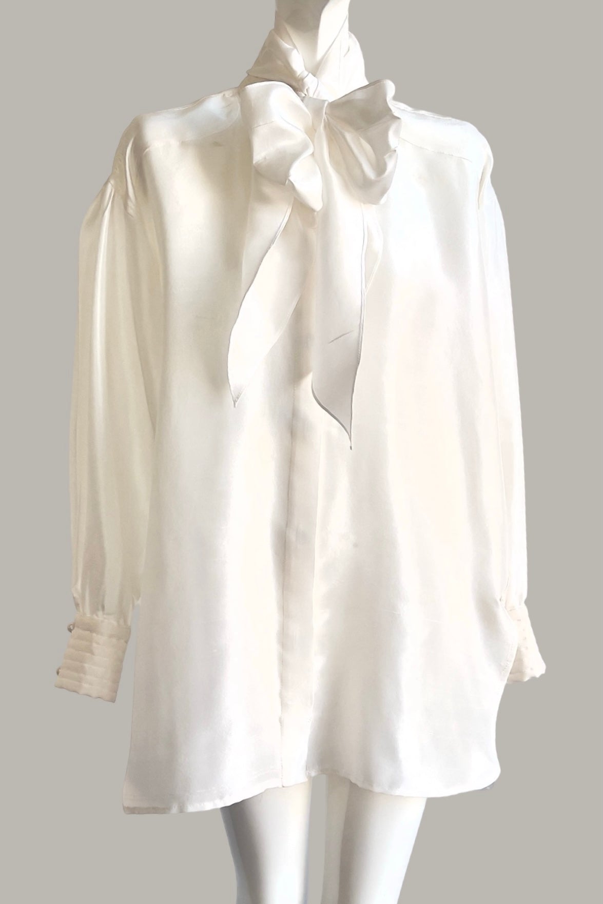 Paisano Blouse Pearl Silk Shantung {Made to Order}