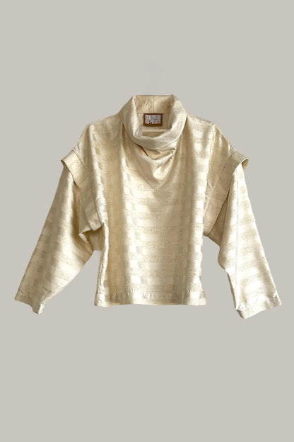 Ninja Pullover Pearl Striped Silk