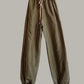 Genie Pant Olive Sage Stripe Parachute Silk