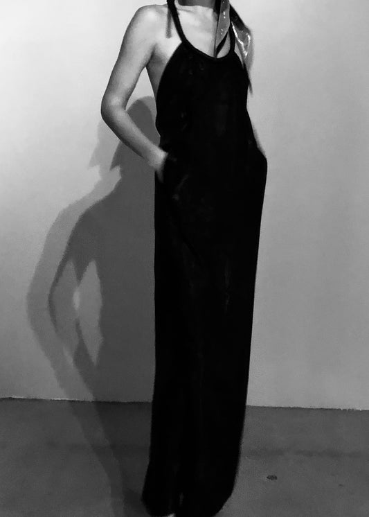 Swan fold Gown Silk Lamé {Made to Order}