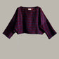 Moonrise Drawstring Pullover Gracious Hands Print Midnight Pomegranate