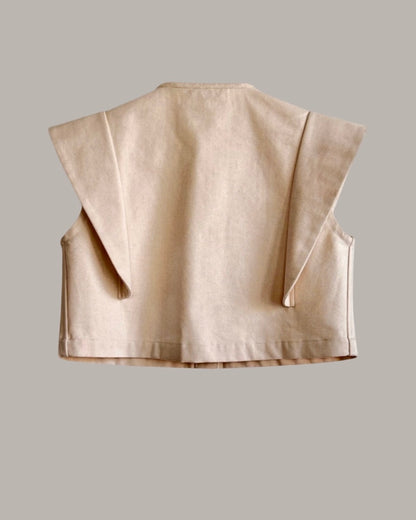 Hapi Vest Natural Canvas {Made to Order}