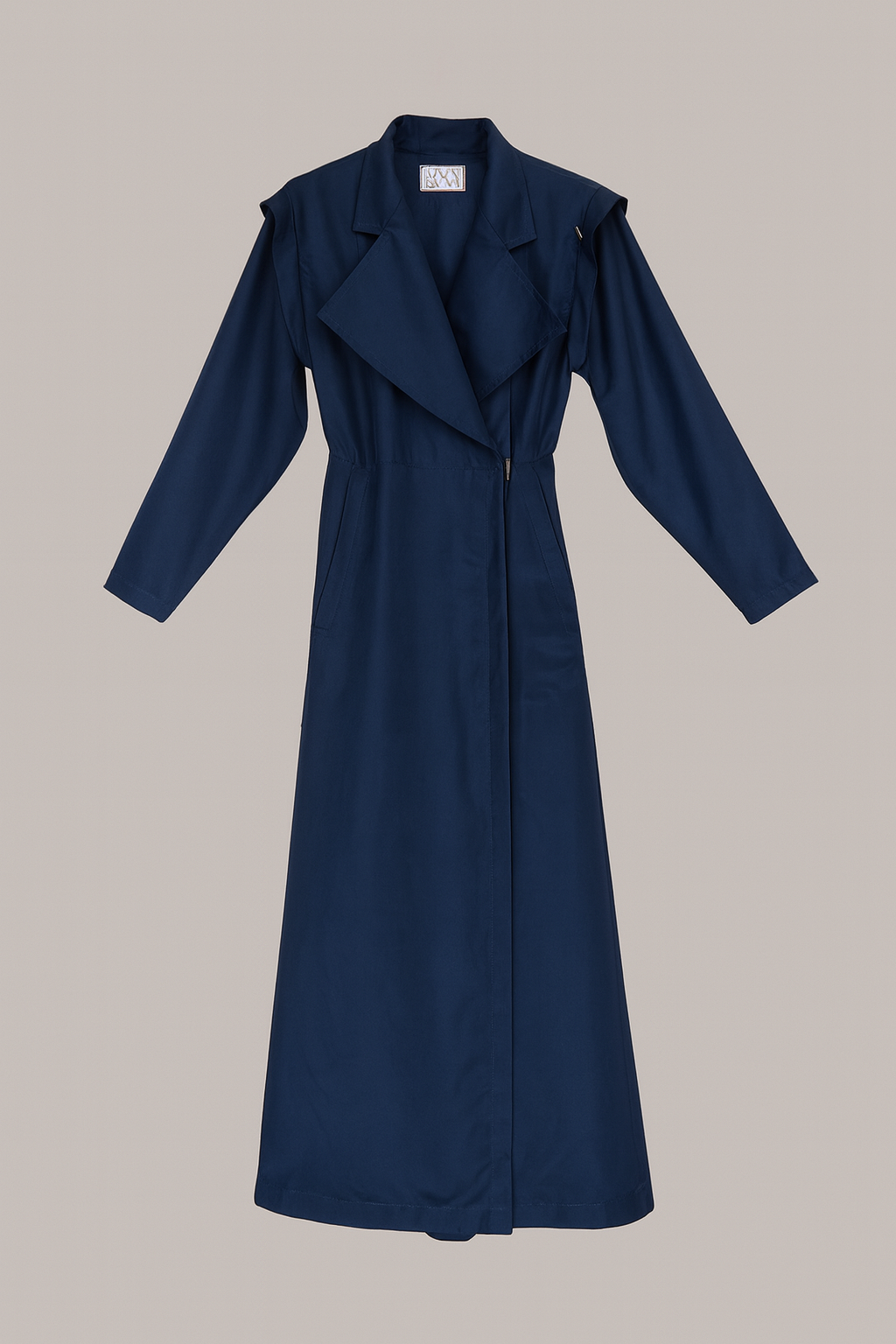 Voyage Coat Dress Midnight Blue Parachute Silk {Made to Order}