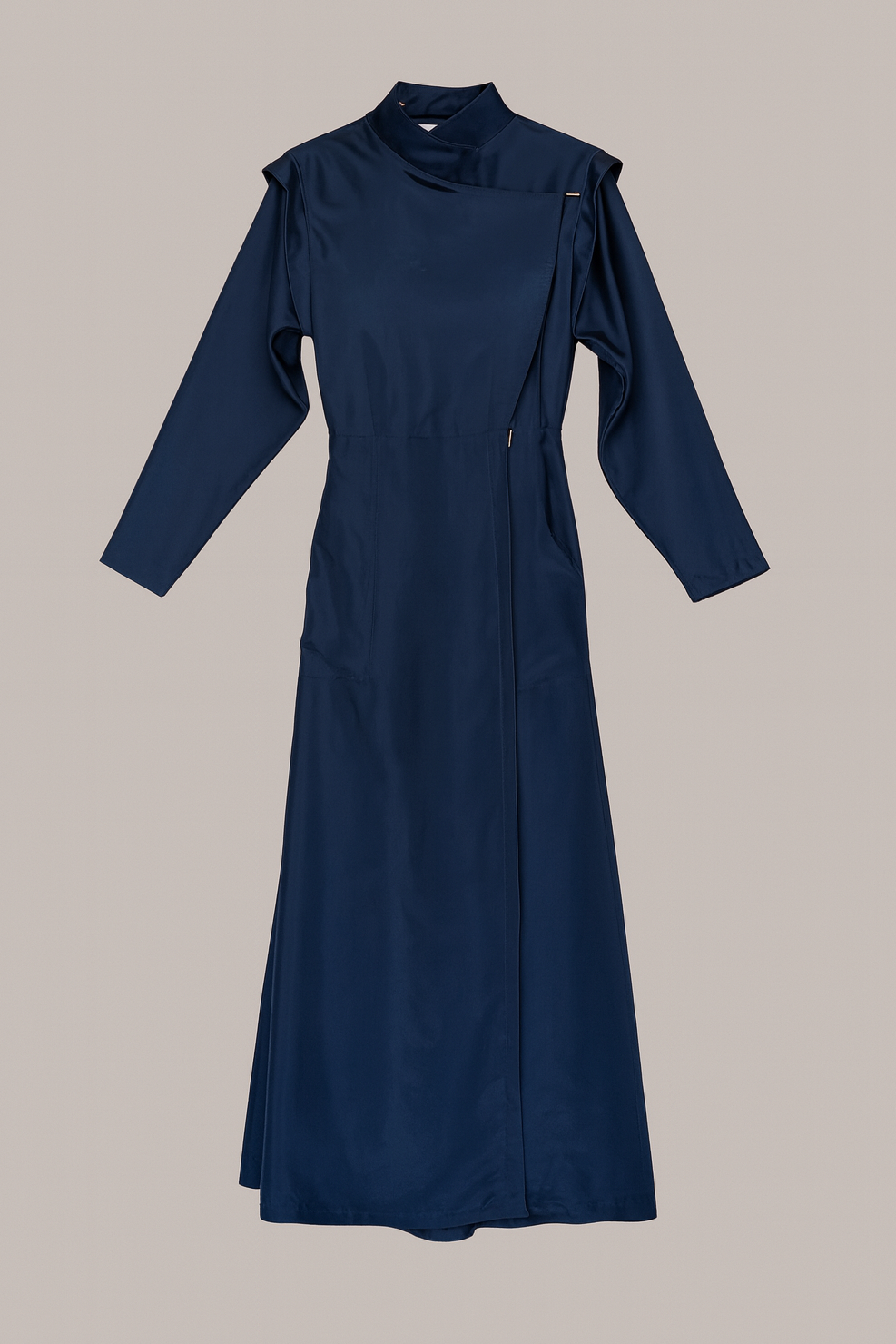 Voyage Coat Dress Midnight Blue Parachute Silk {Made to Order}