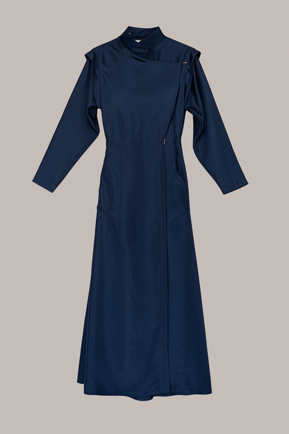 Voyage Coat Dress Midnight Blue Parachute Silk {Made to Order}