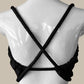 Infinite Halter Black Parachute Silk