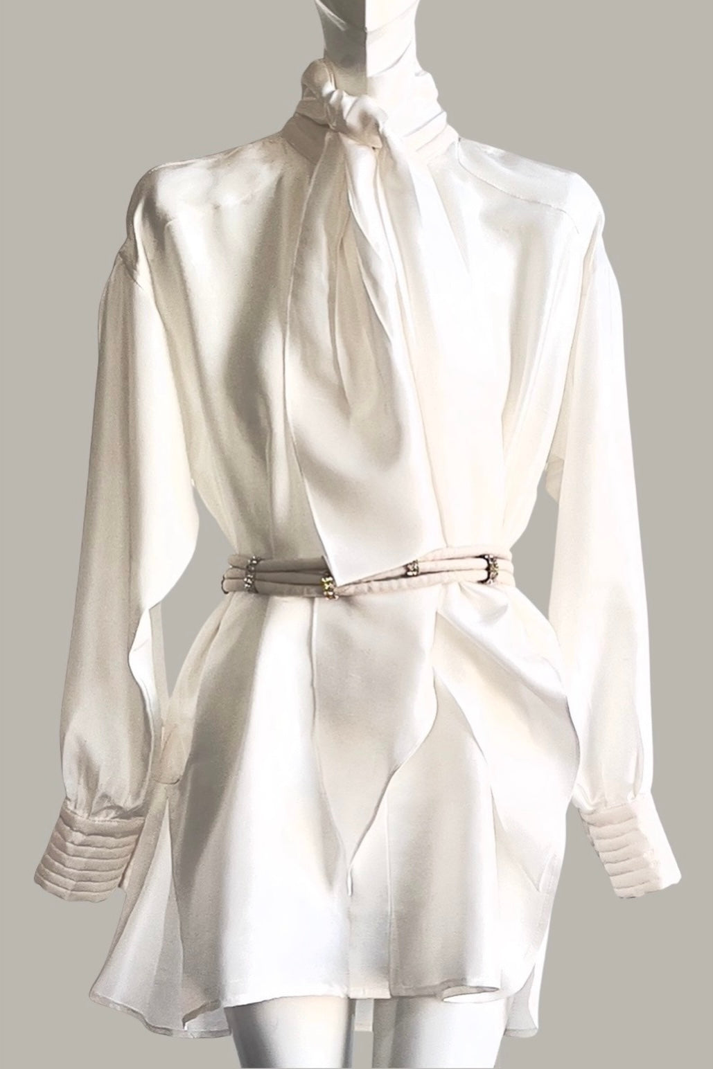 Paisano Blouse Pearl Silk Shantung {Made to Order}