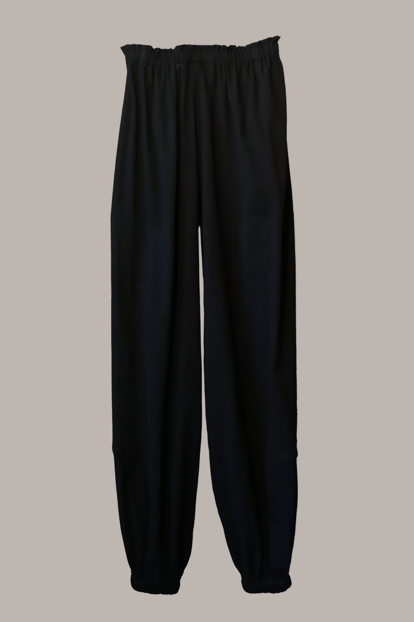 Genie Pant Black Cotton Gauze