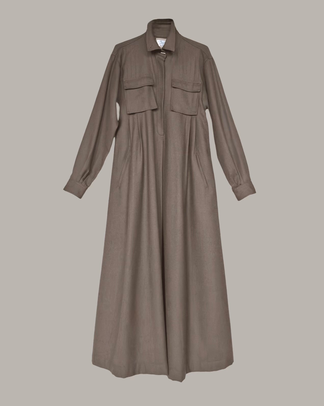 Riding Dress in Almond Wool Flannel {Made to Order}