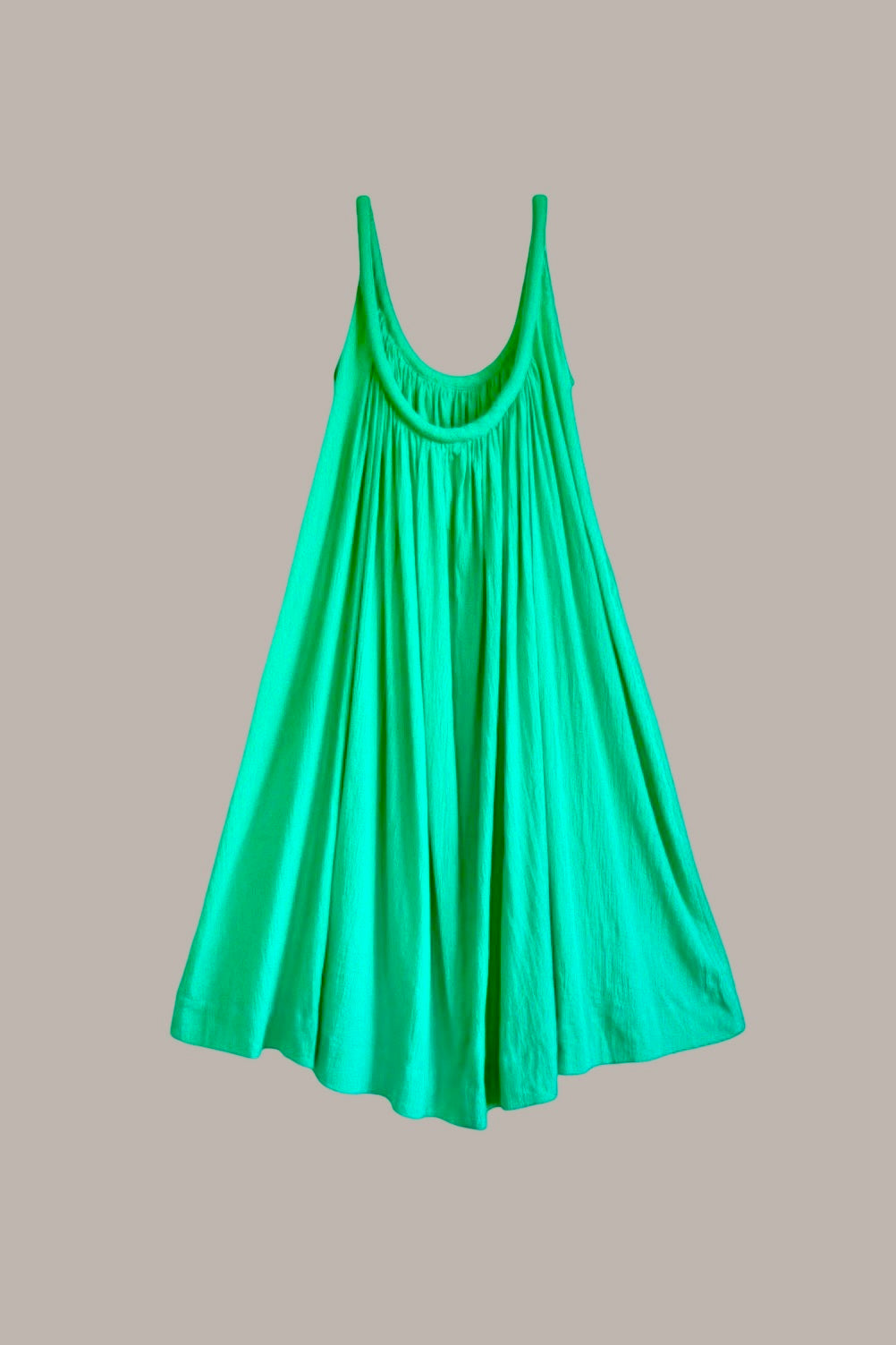 Sahara Chemise Dress Turquoise Cotton Gauze