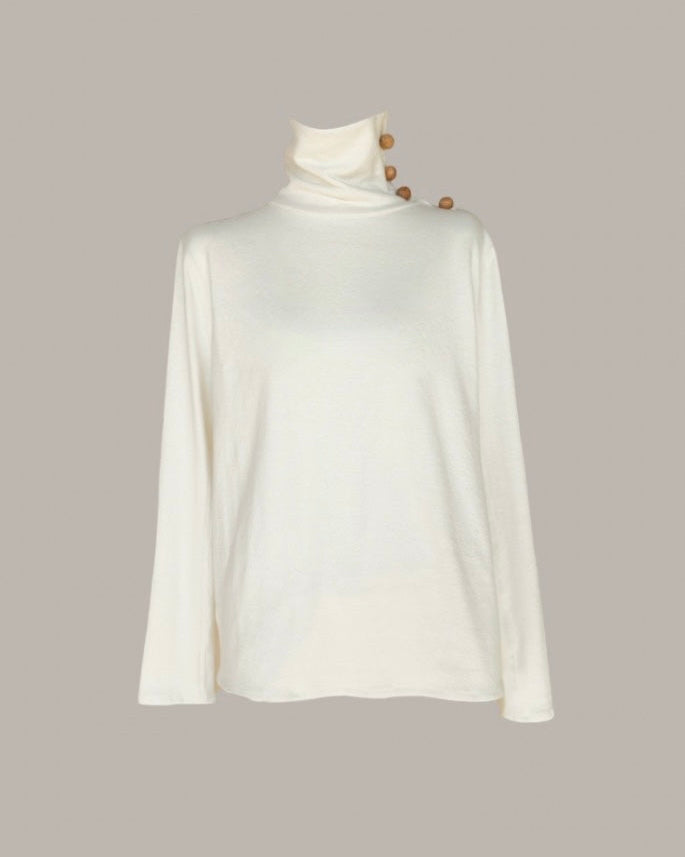 Circe Turtleneck in Ecru {Made to Order}