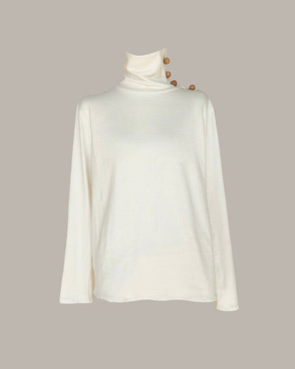 Circe Turtleneck in Ecru {Made to Order}