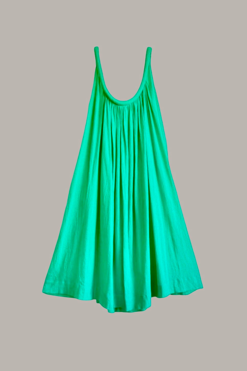 Sahara Chemise Dress Turquoise Cotton Gauze