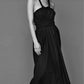 Infinite Rope Dress Black Parachute Silk {Made to Order}