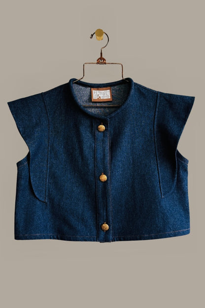 Hapi Vest Indigo Denim