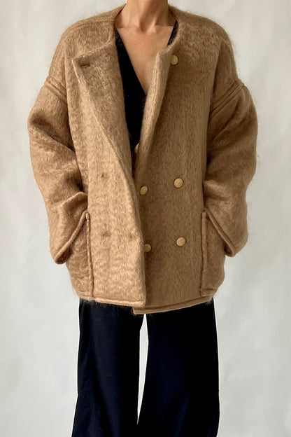 Envelope Coat Camel Mohair {Made to Order}