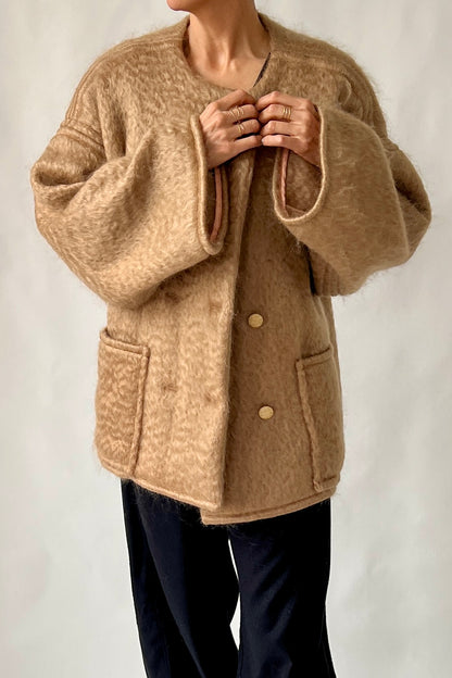 Envelope Coat Camel Mohair {Made to Order}