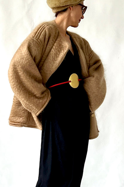 Envelope Coat Camel Mohair {Made to Order}