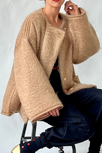 Envelope Coat Camel Mohair {Made to Order}