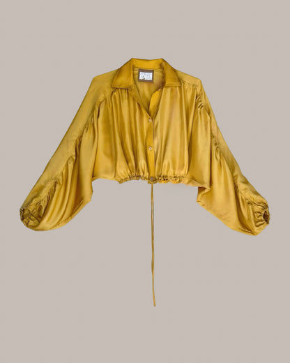Rimbaud Blouse Silk Marigold {Made to Order}