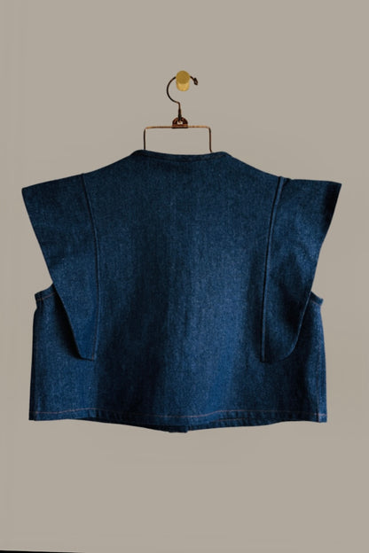 Hapi Vest Indigo Denim