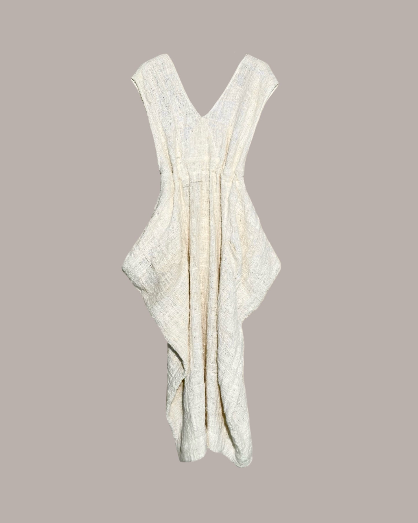 Origami Propeller Dress Textured Hand Spun Cotton {Made to Order}