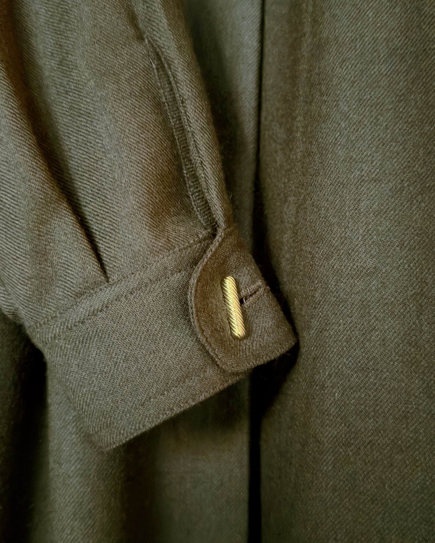 Riding Dress in Sage Wool Flannel {Made to Order}