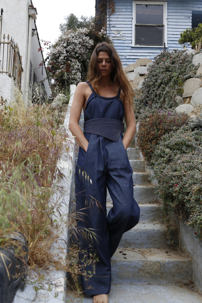 Swanfold Indigo Denim Jumpsuit