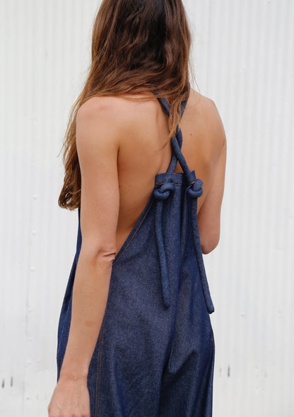 Swanfold Indigo Denim Jumpsuit