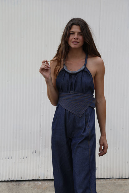 Swanfold Indigo Denim Jumpsuit