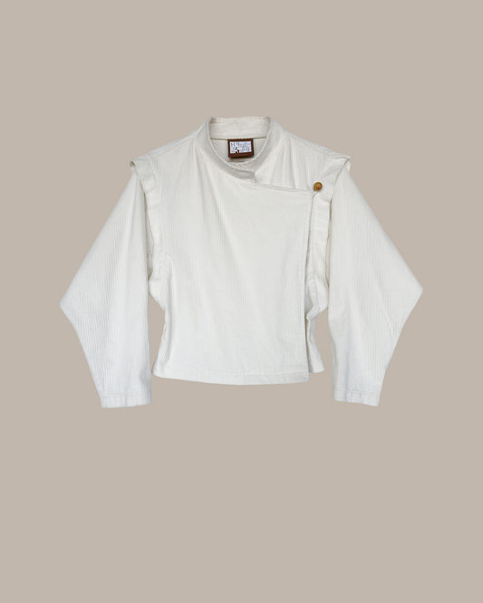 Aion Jacket Blouse in Froth Cotton Corduroy {Made to Order}