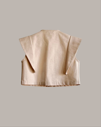 Hapi Vest Natural Canvas {Made to Order}