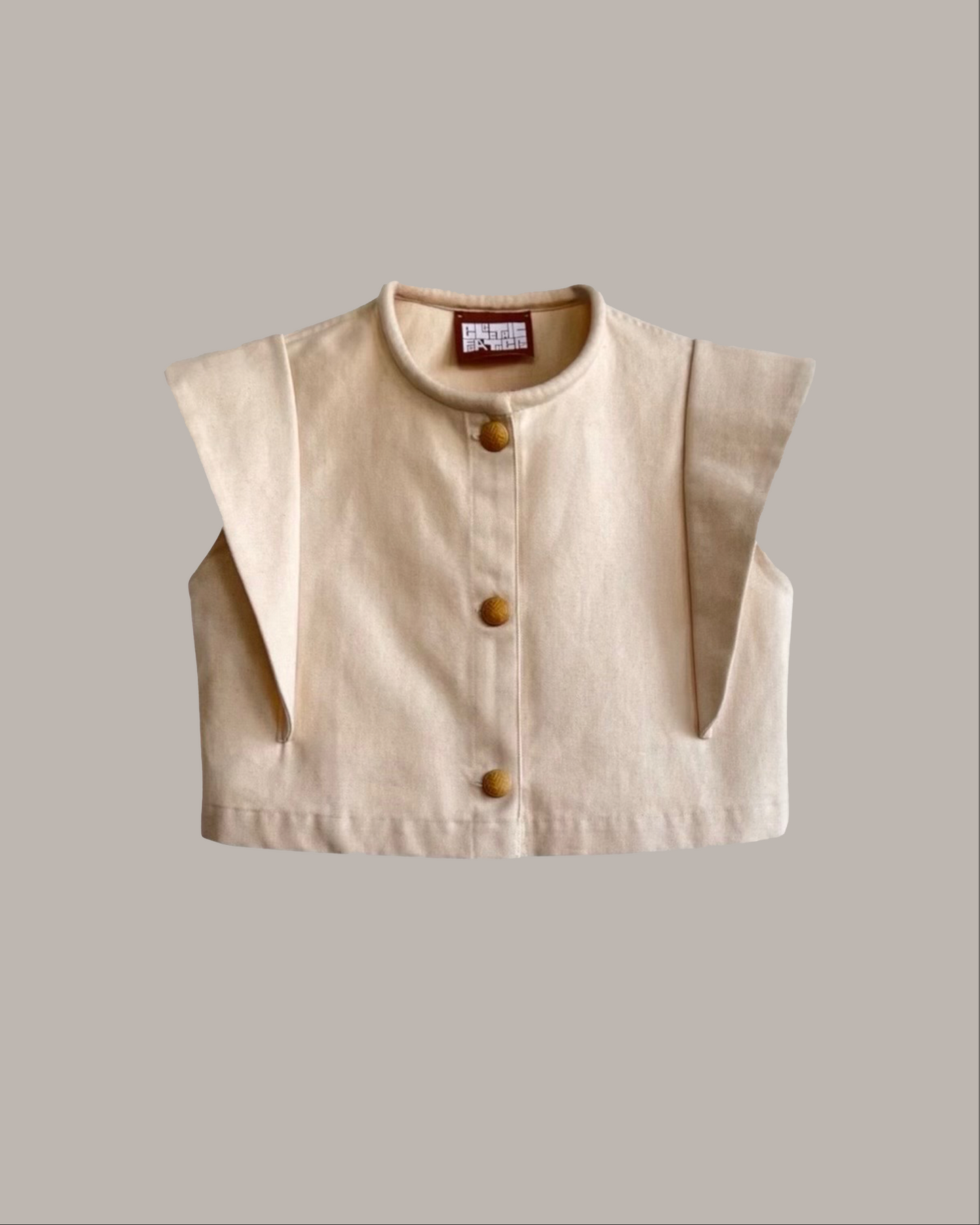 Hapi Vest Natural Canvas {Made to Order}