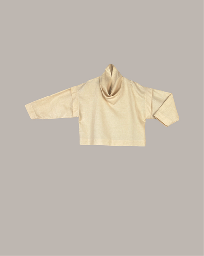 Ninja Pullover Ecru Linen & Hemp