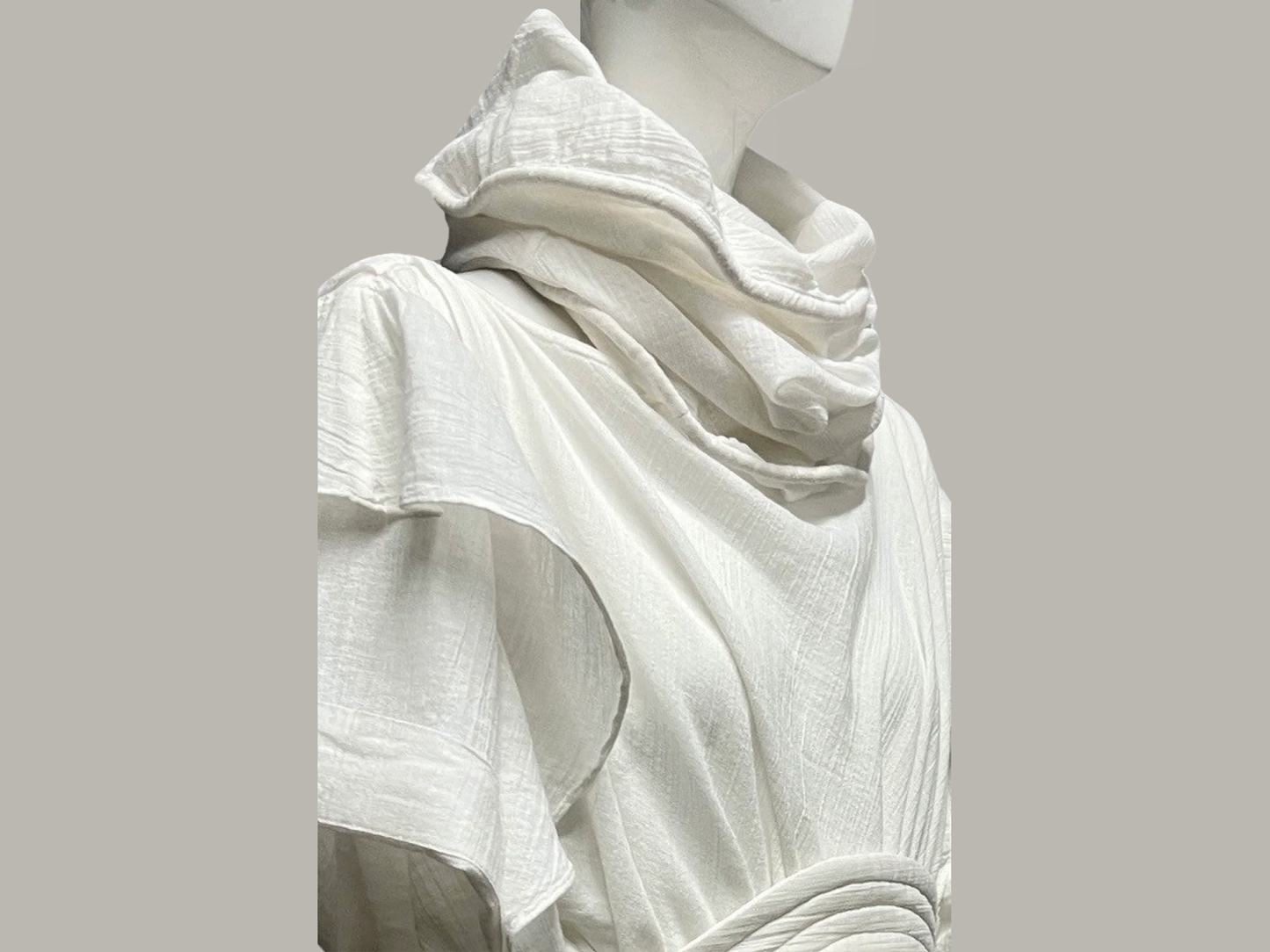 Pisa Chamber Scarf in Quartz Linen/Cotton