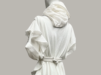 Pisa Chamber Scarf in Quartz Linen/Cotton